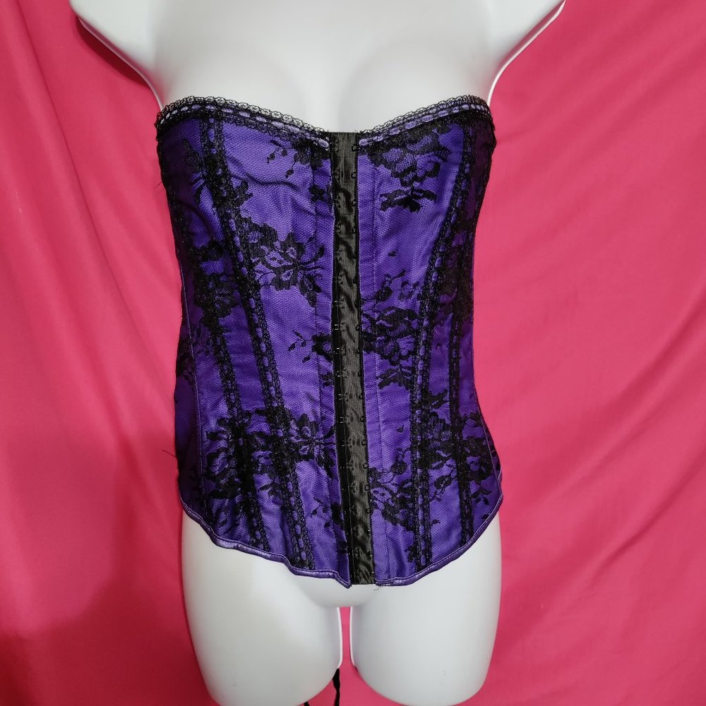 Wink Lingerie - Sexy Purple and Black Corset